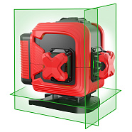 Нивелир лазерный CONDTROL Boden 3D (30/60м, +/-0.3мм/м, зеленый, самовыр 3°, 2верт 360° 1гор 360°, поворот, 1/4" и 5/8", 0.73кг, сумка)
