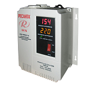 Стабилизатор Ресанта АСН-1000Н/1-Ц Lux (Цифрового типа, 1кВт, 220В, Вр. отклика 7мс, точность 8%, 2 розетки, настенное расположение)