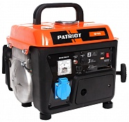 Генератор бензиновый PATRIOT GP 910 (0.65/0.8кВт, 220В, ручной стартер, уровень шума 60dB)