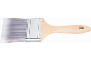 Кисть плоская MATRIX (100мм, искусственная щетина, деревянная ручка)
