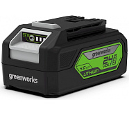 Литий-Ионная аккумуляторная батарея GREENWORKS G24B4+ 24В, 4Ач, с двумя USB-C разъемами