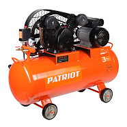 Компрессор масляный ременной PATRIOT PTR80-450A (220В, 2.2Квт, 10 бар, 450л/мин, 80л, 82кг) 